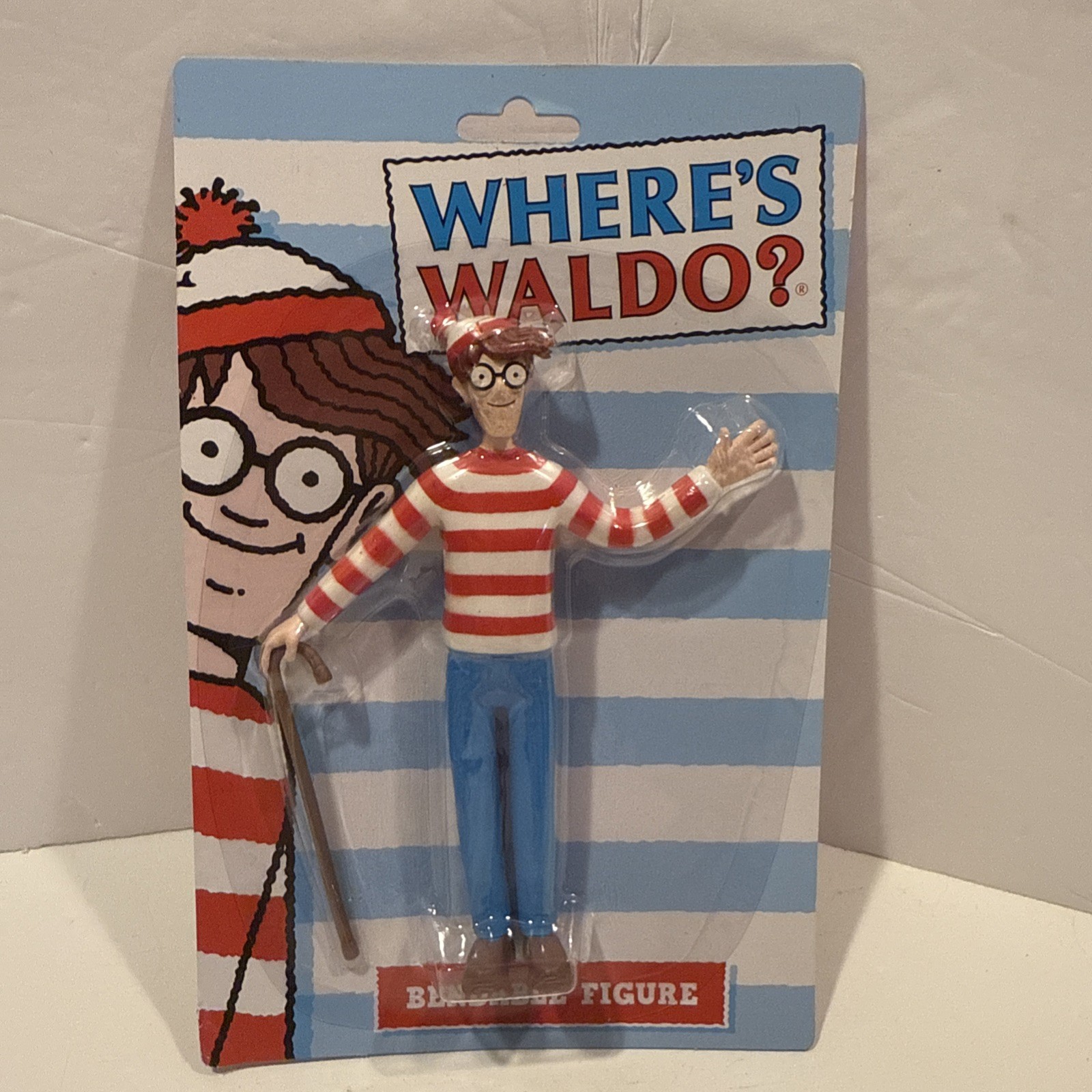 NEW Where\'s Waldo Bendable Figure NJ Croce DISCONTINUED Rare Stock Rare