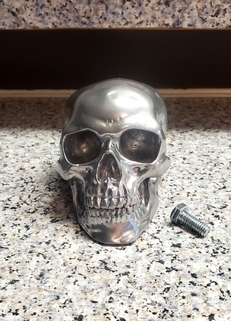 Chrome Hood Ornament Skull Semi/Big Trucks Rat Rods Anything Other colors avail