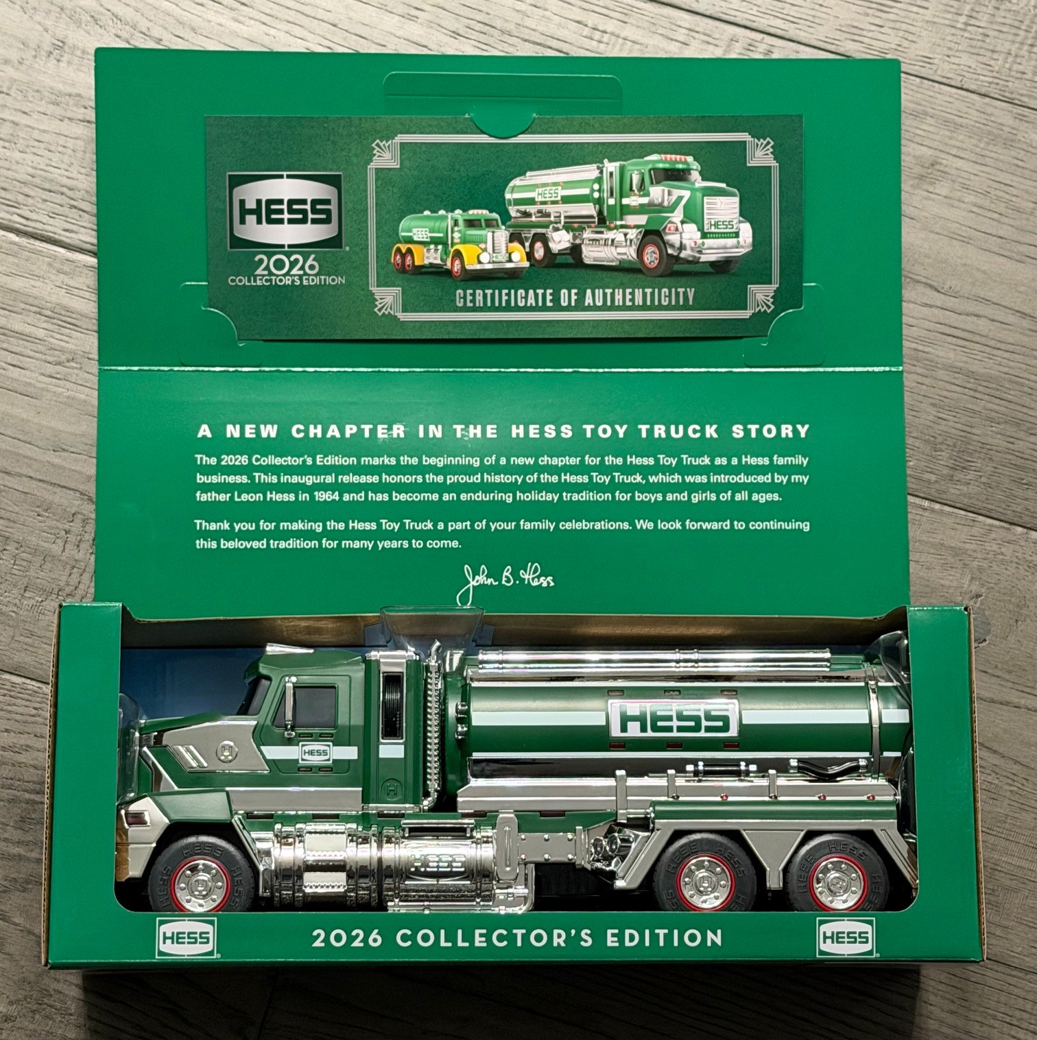 2026 Hess Collector’s Commemorative Edition Truck - Extremely Limited SOLD OUT