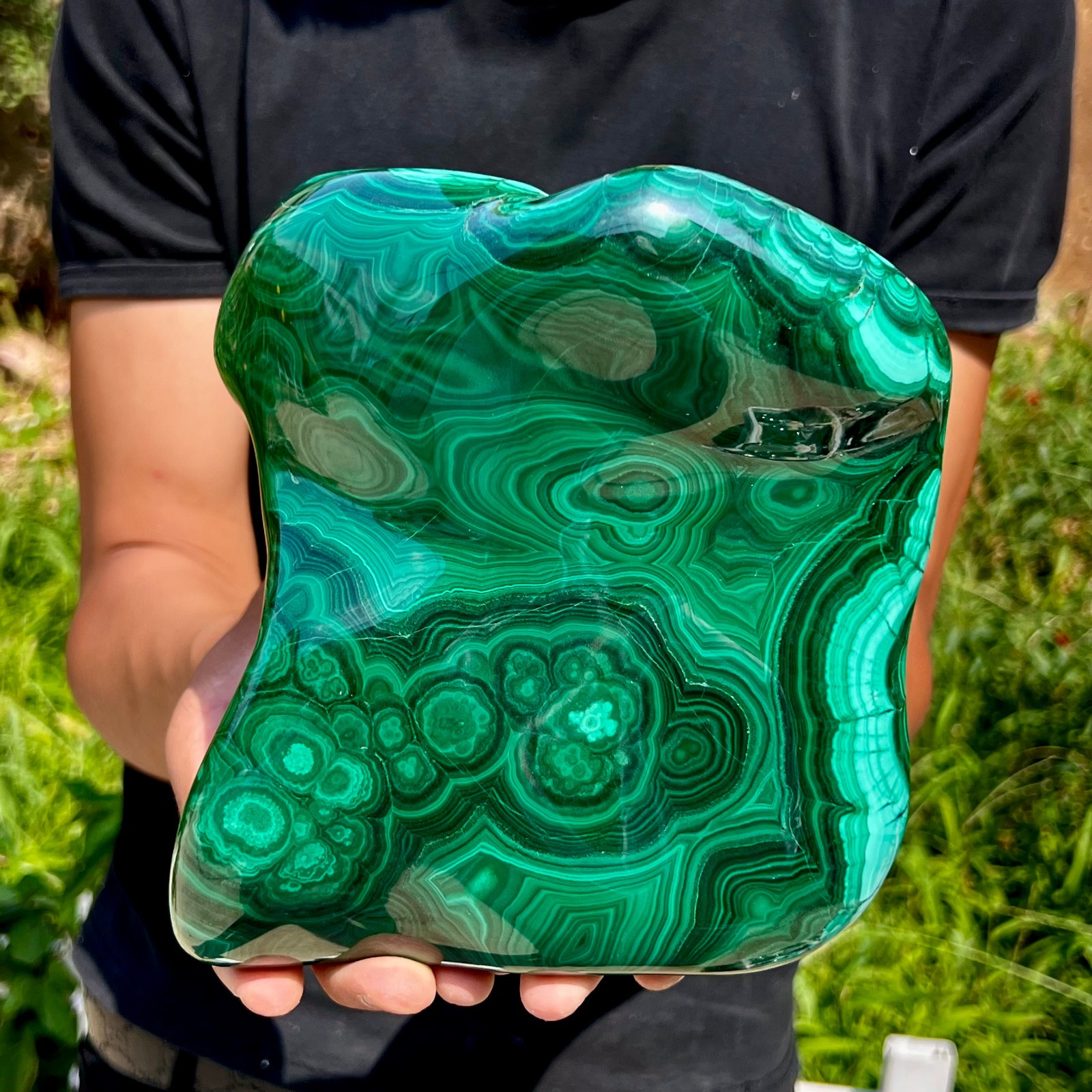 9.3LB  Natural luster peacock rock cluster rough mineral sample