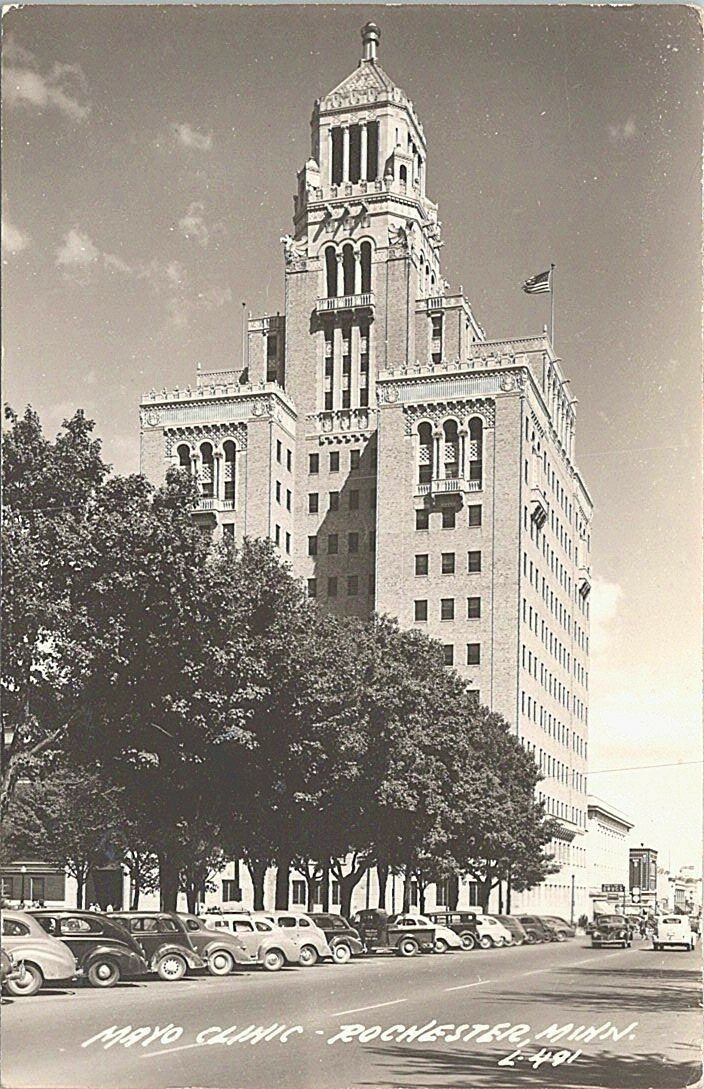 RPPC Rochester MN Street View at Mayo Clinic 1947