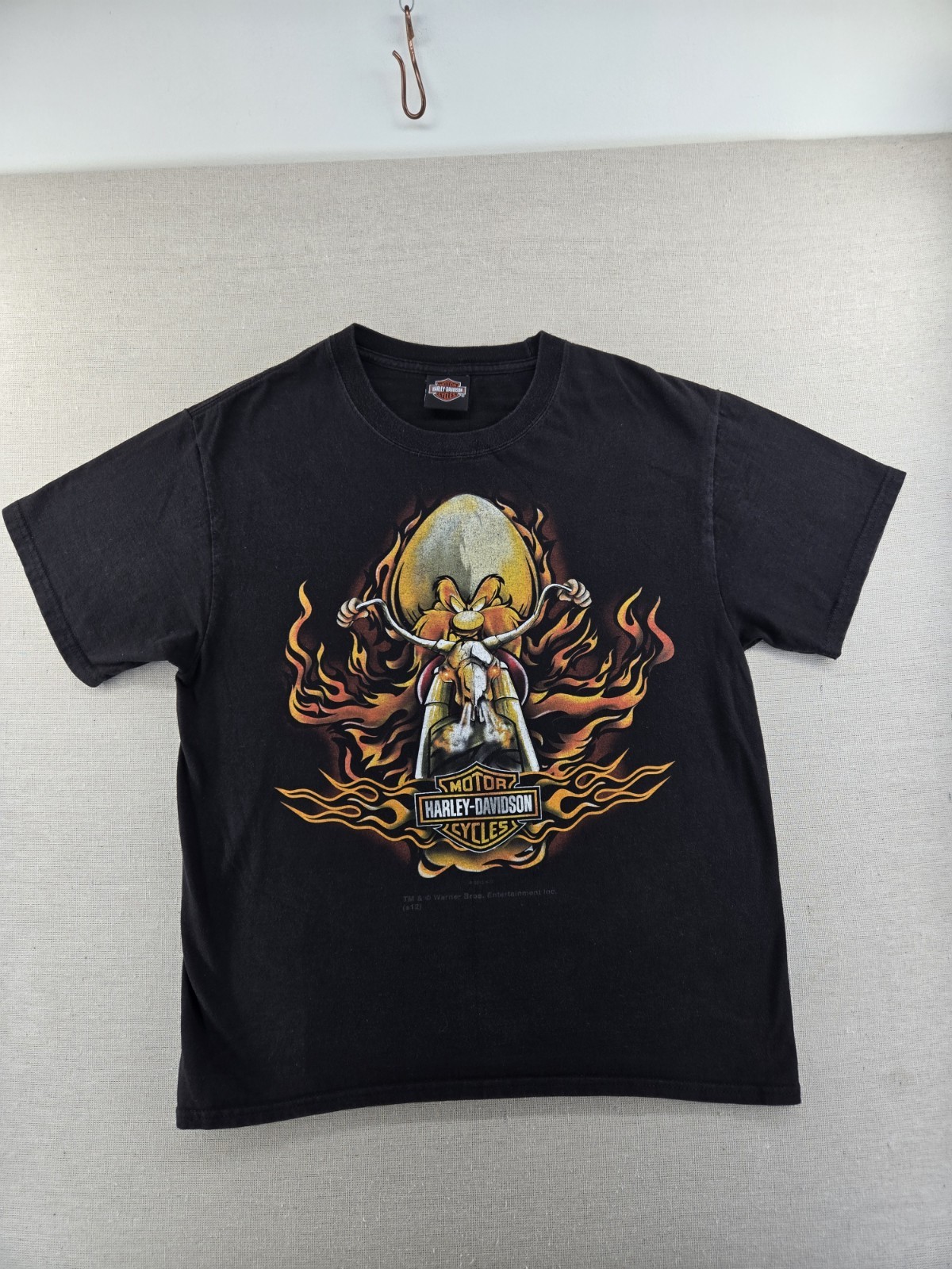 Vintage 2012 Harley Davidson Looney Tunes Shirt Mens M Yosemite Sam Bumpus TN Vintage 2012 Harley Davidson Looney Tunes Shirt Mens M Yosemite Sam Bumpus TN