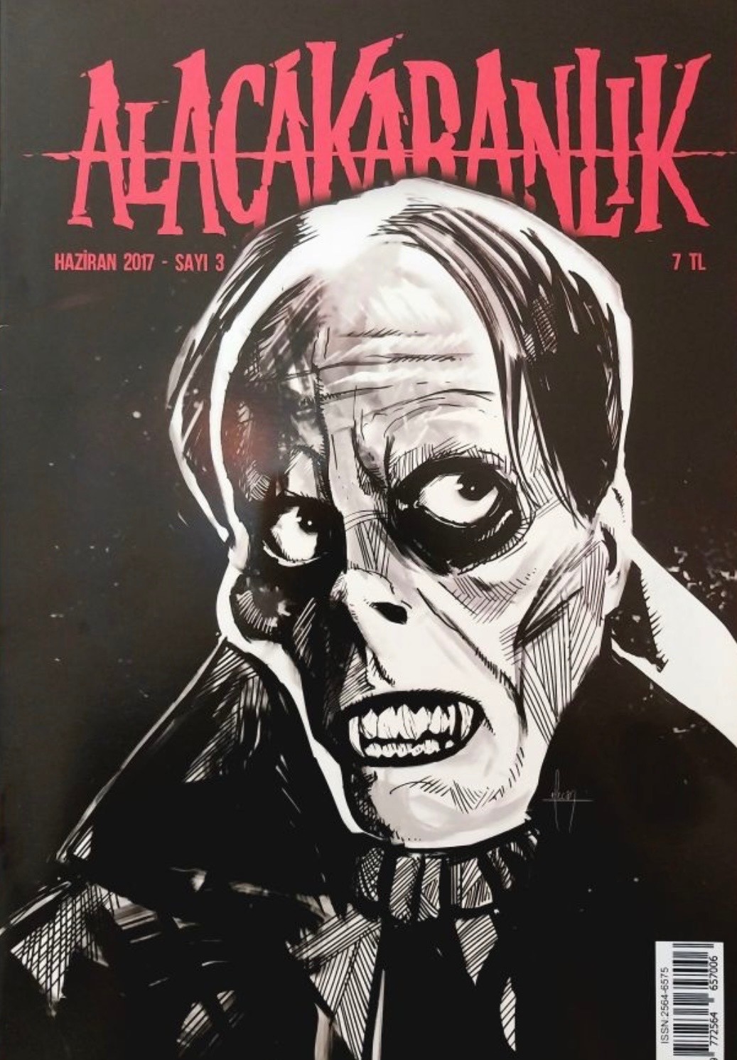 Alacakaranlik #3 Turkish Horror Magazine Phantom of the Opera Rare 2017