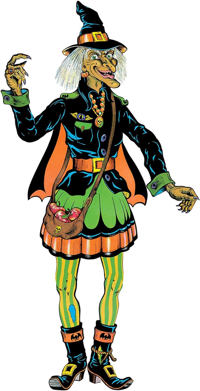 Vintage Halloween Jointed Witch