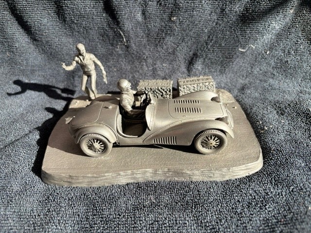 Pewter Franklin Mint Maserati A6GCS Raymond Meyers 1977