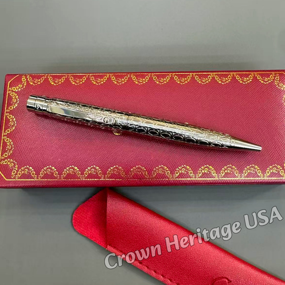CARTIER Santos de Cartier Rare Limited Edition Collectible Ballpoint Pen w/ box