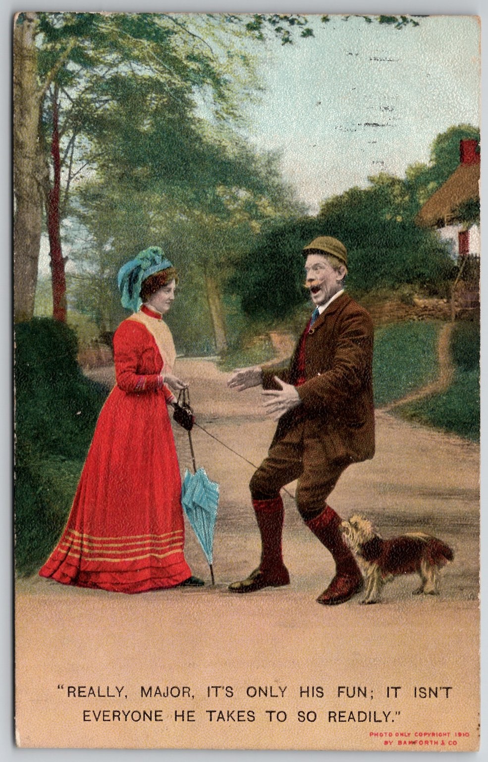 1910 Bamforth Humorous Postcard \