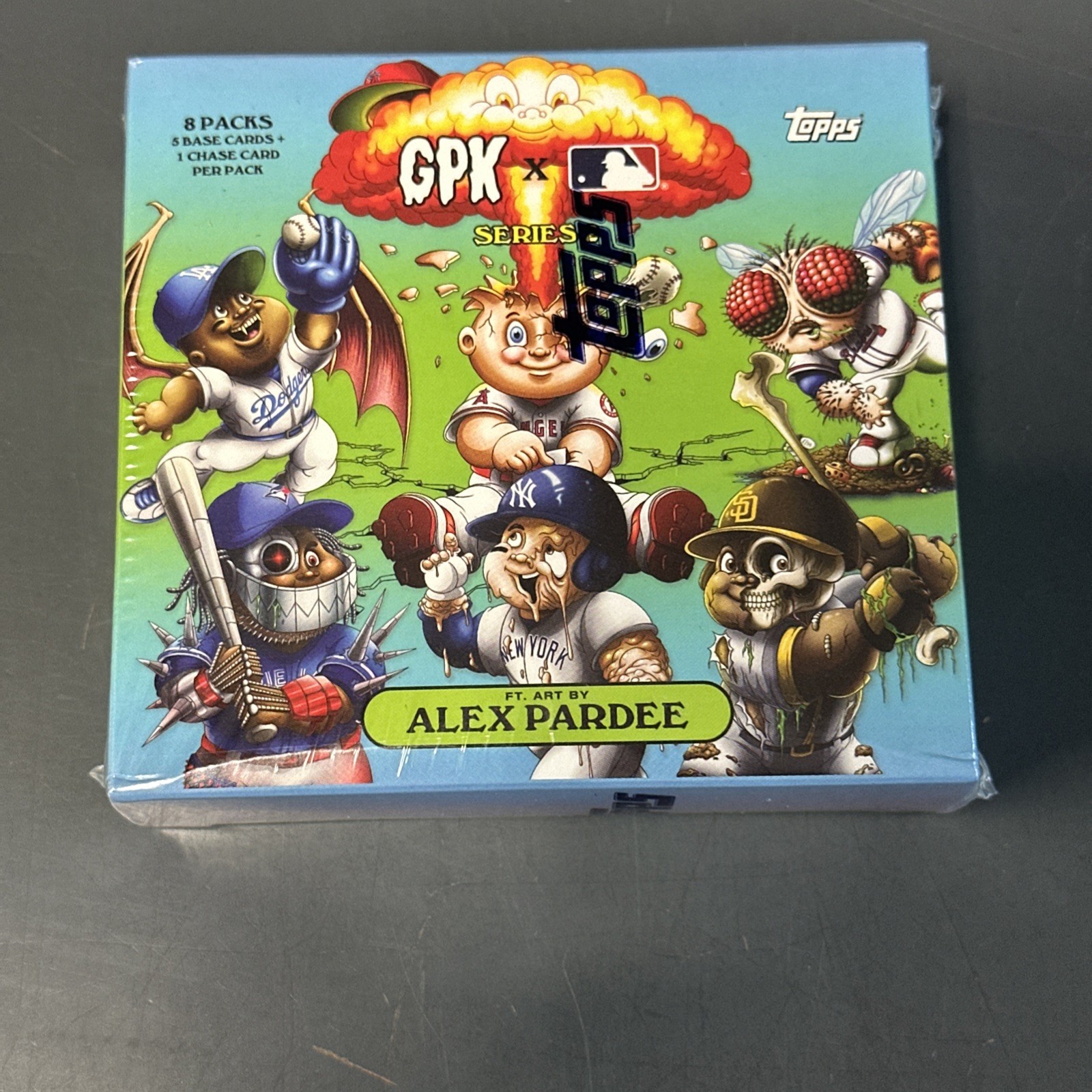 2022 Topps Garbage Pail Kids GPK X MLB Series 2 - Sealed 8 pack box - 48 cards