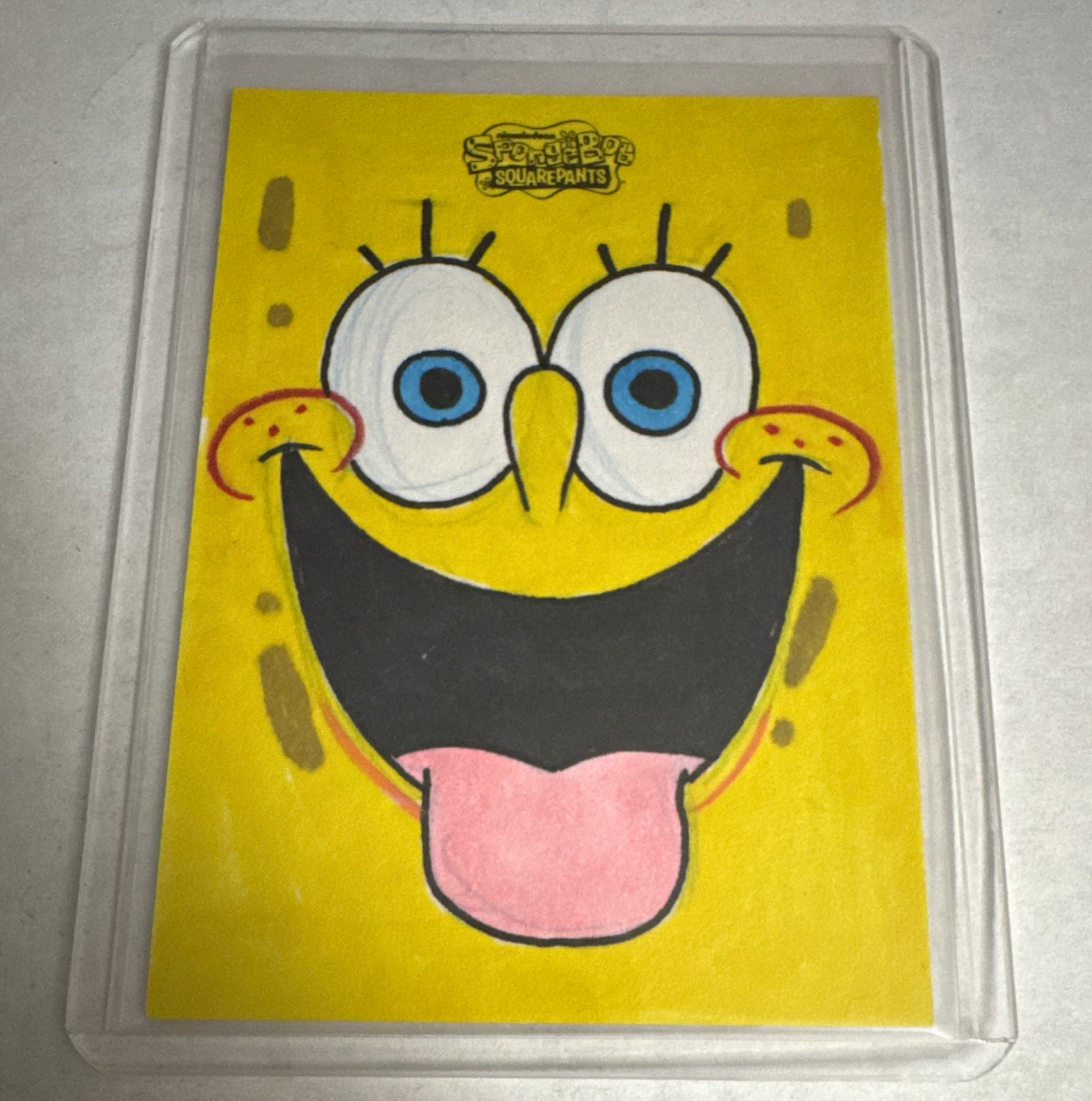 Topps 2025 Chrome SpongeBob 25th Anniv 1/1 Sketch Hard Signed Auto #25 McElwath