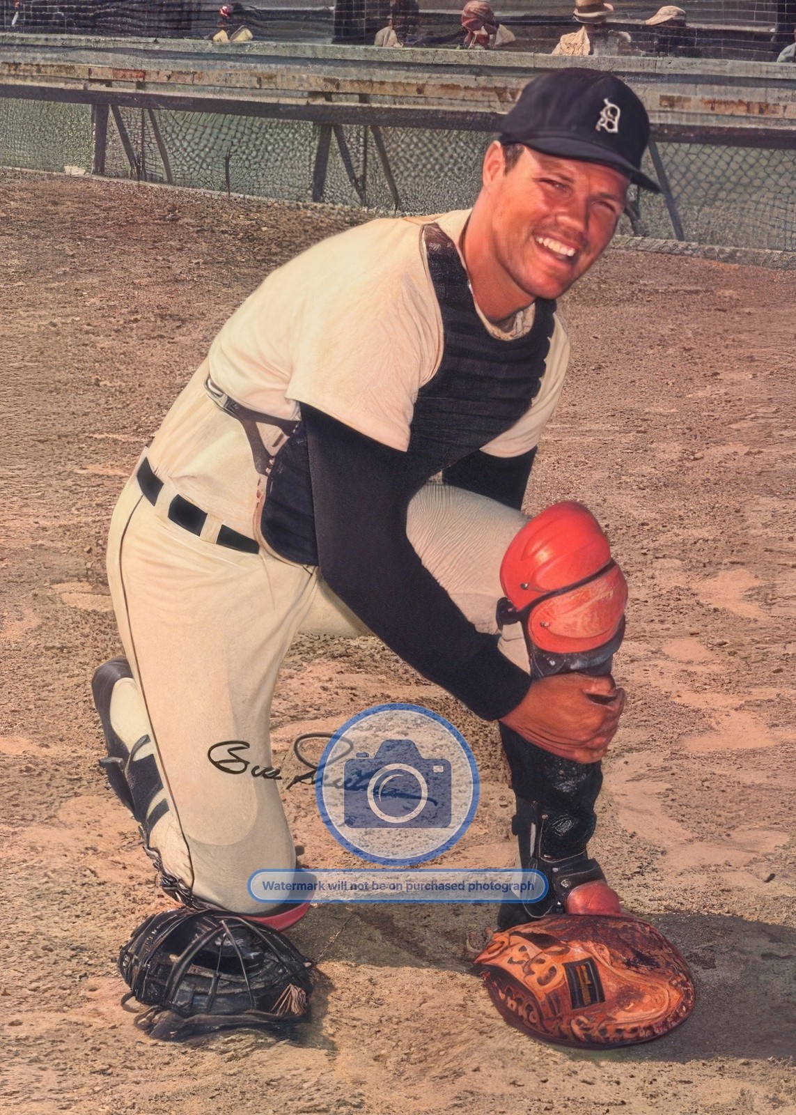 BILL FREEHAN DETROIT TIGERS CATCHER 1966 AUTOGRAPHED BAEBALL PLAYER 5X7 PHOTO