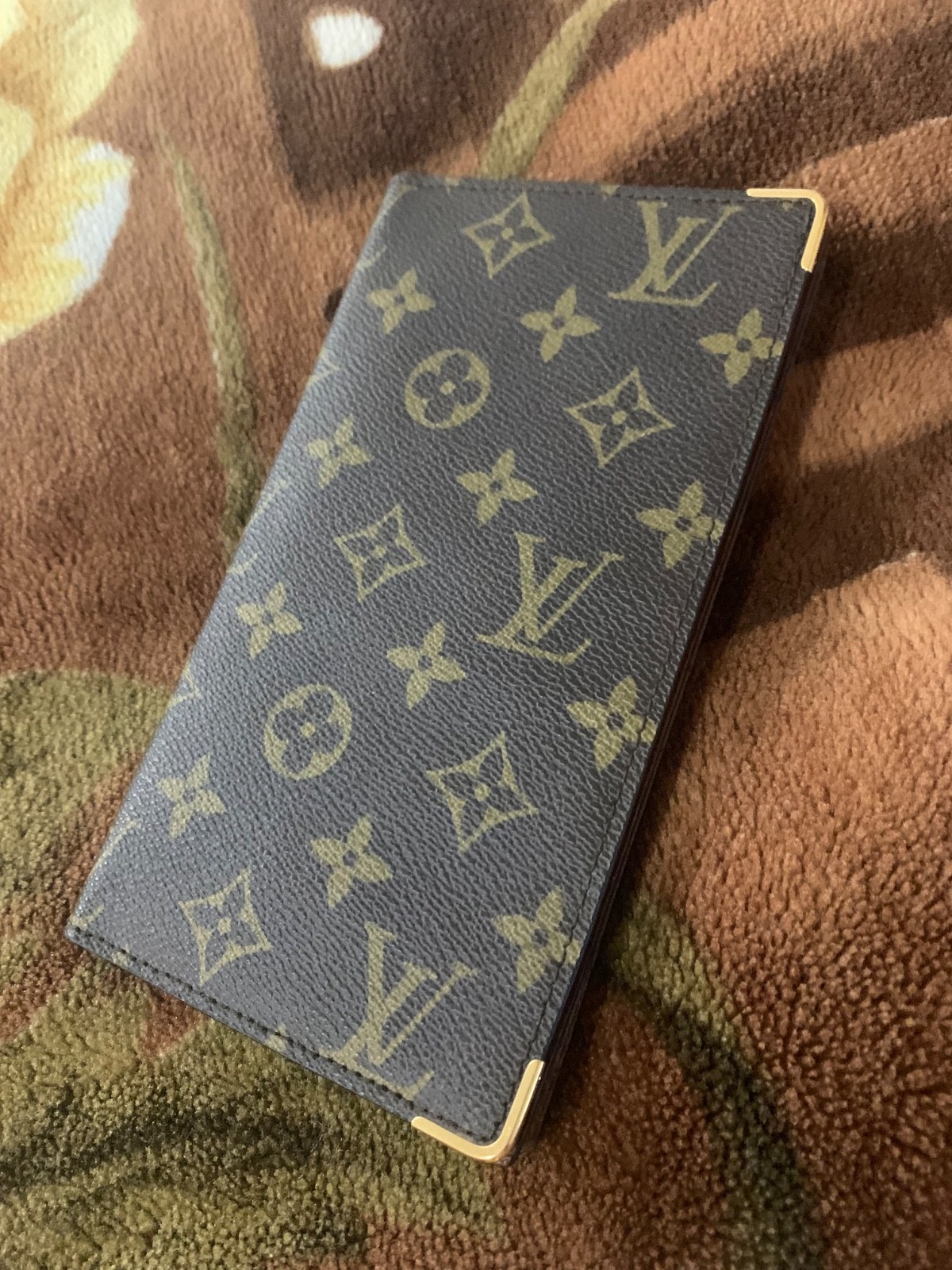 Authentic Vintage Louis Vuitton Monogram CHEQUIER Long Bifold Wallet 