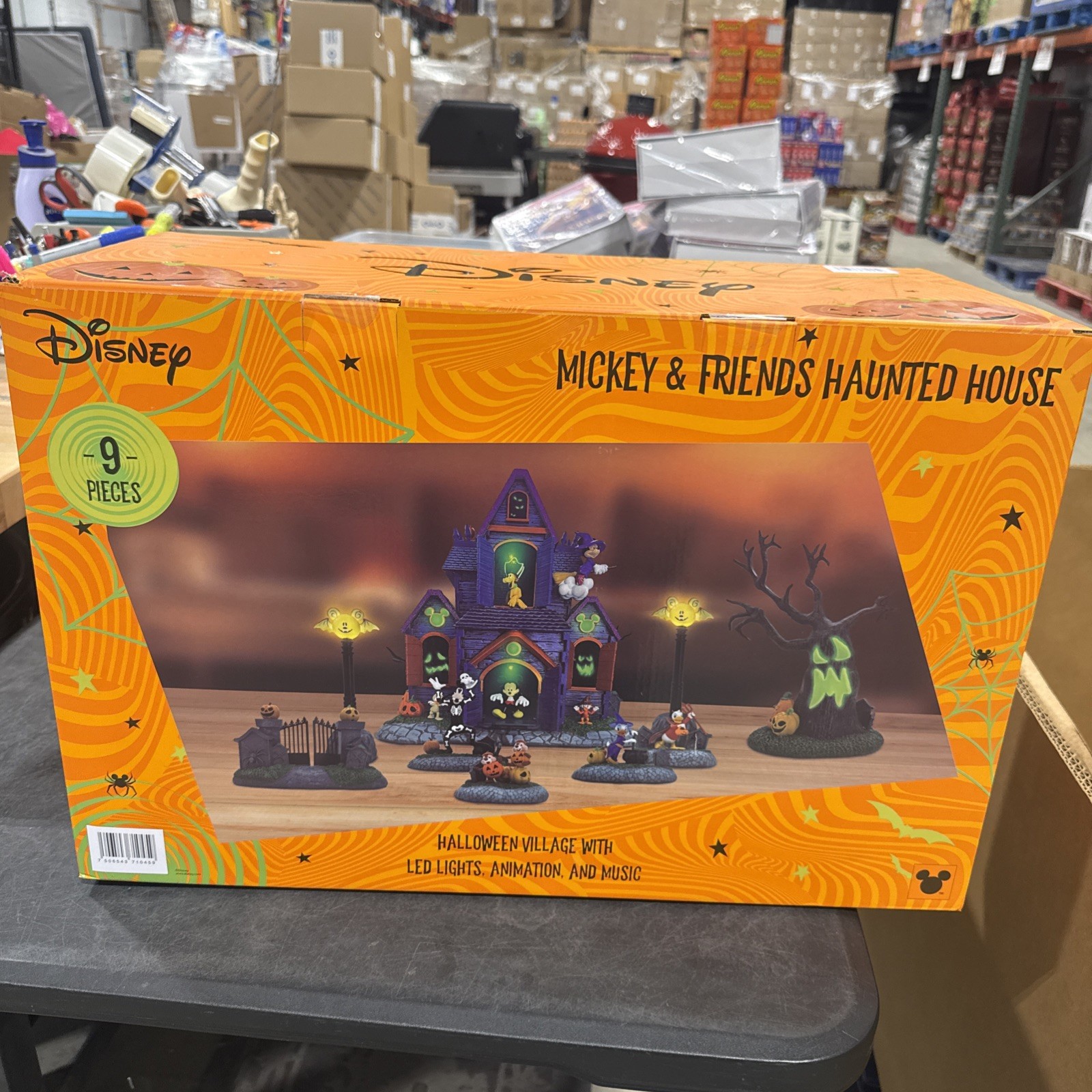 Disney Mickey & Friends Halloween Village Haunted House Music Animation 9 PC