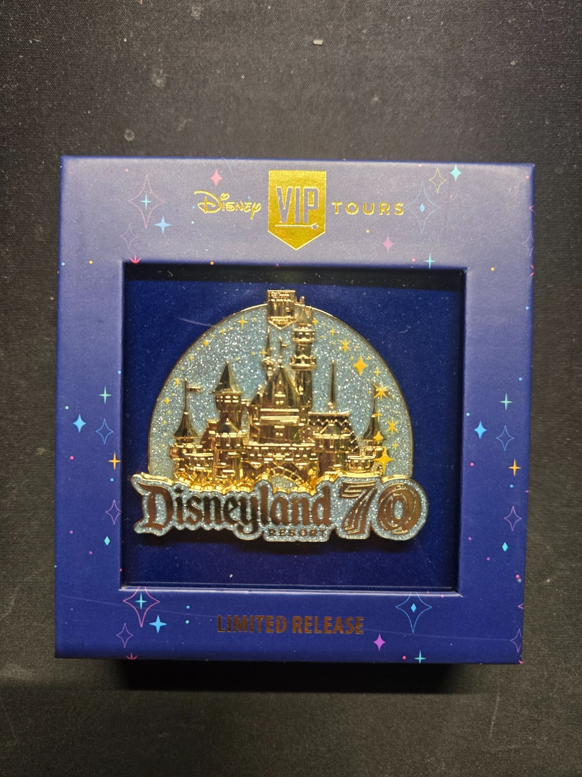 Disneyland 70th Anniversary Disney VIP Tours / Castle Jumbo Pin 2025/26 Limited