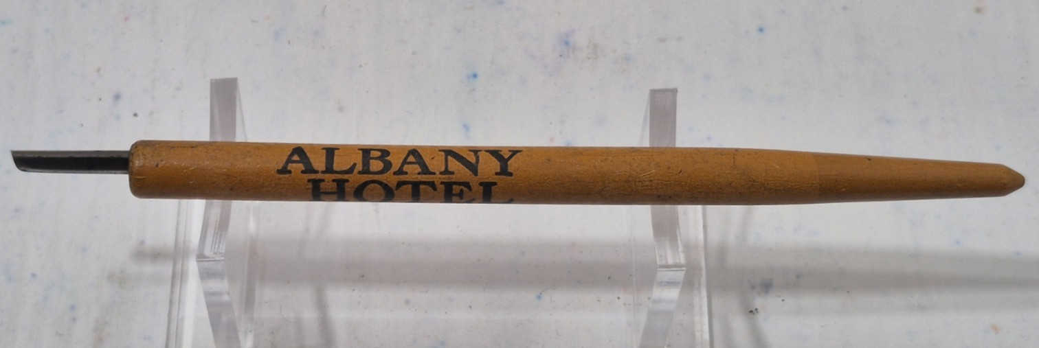 Vintage Albany Hotel Advertising Dip Fountain Pen ROOM PRICES $2.50-$3.50 EARLY