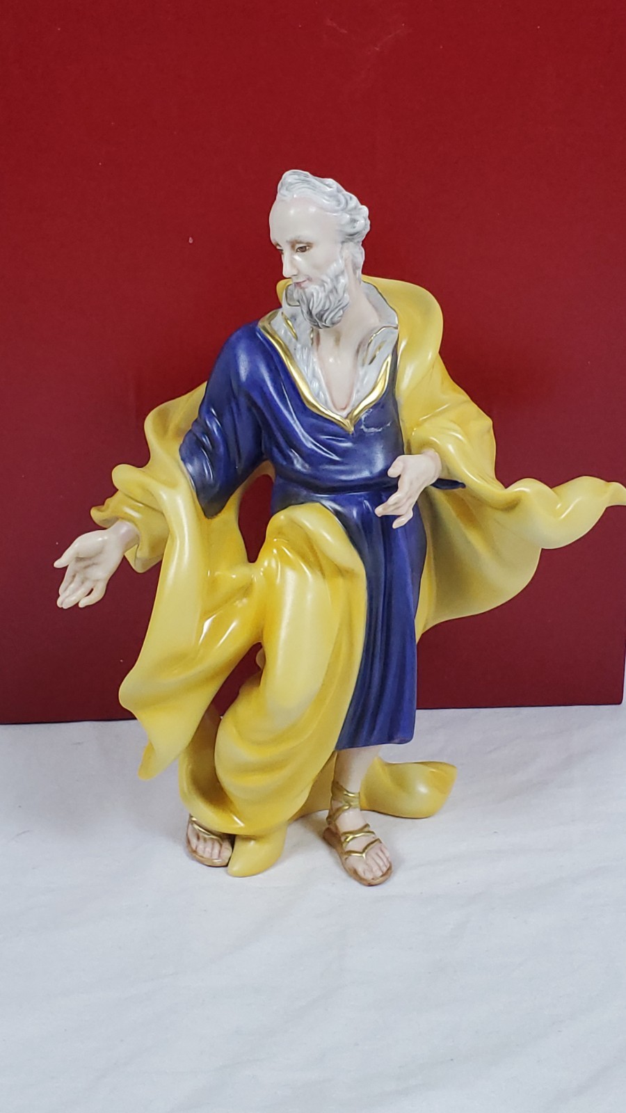 Franklin Mint Vatican Nativity Collection LE Porcelain w/ Box - JOSEPH