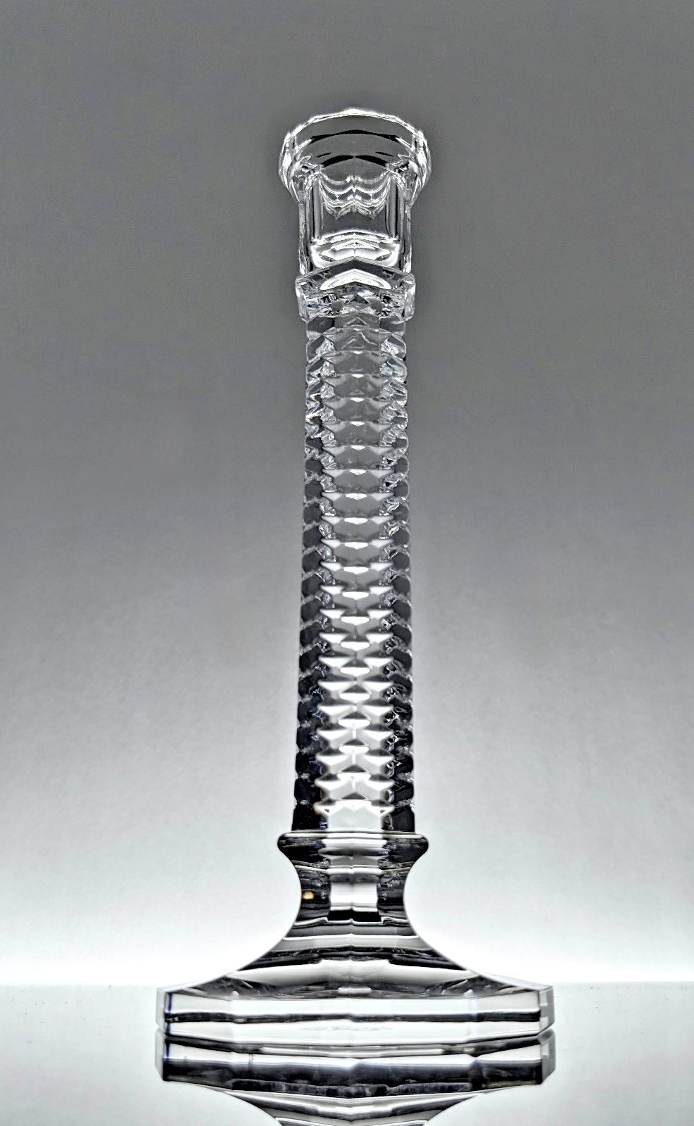Baccarat Crystal Candlestick Perles 8