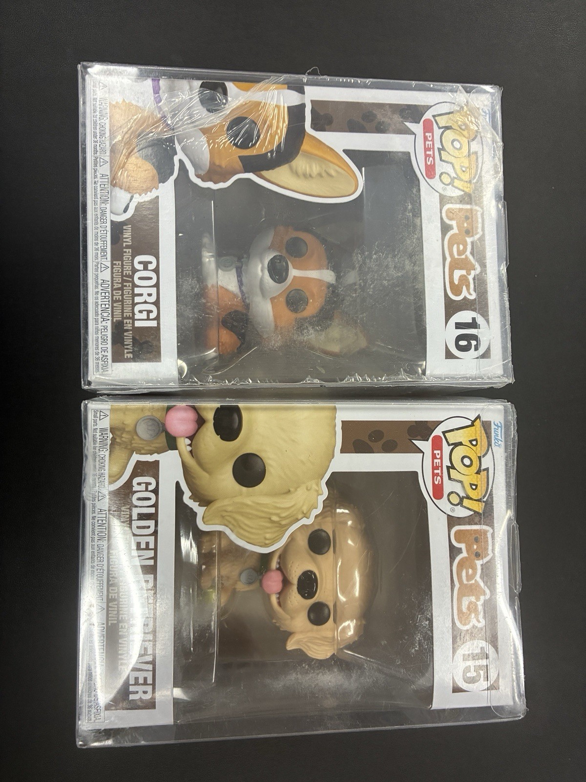 Funko Pop Pets Pair 15 And 16 With Protectors