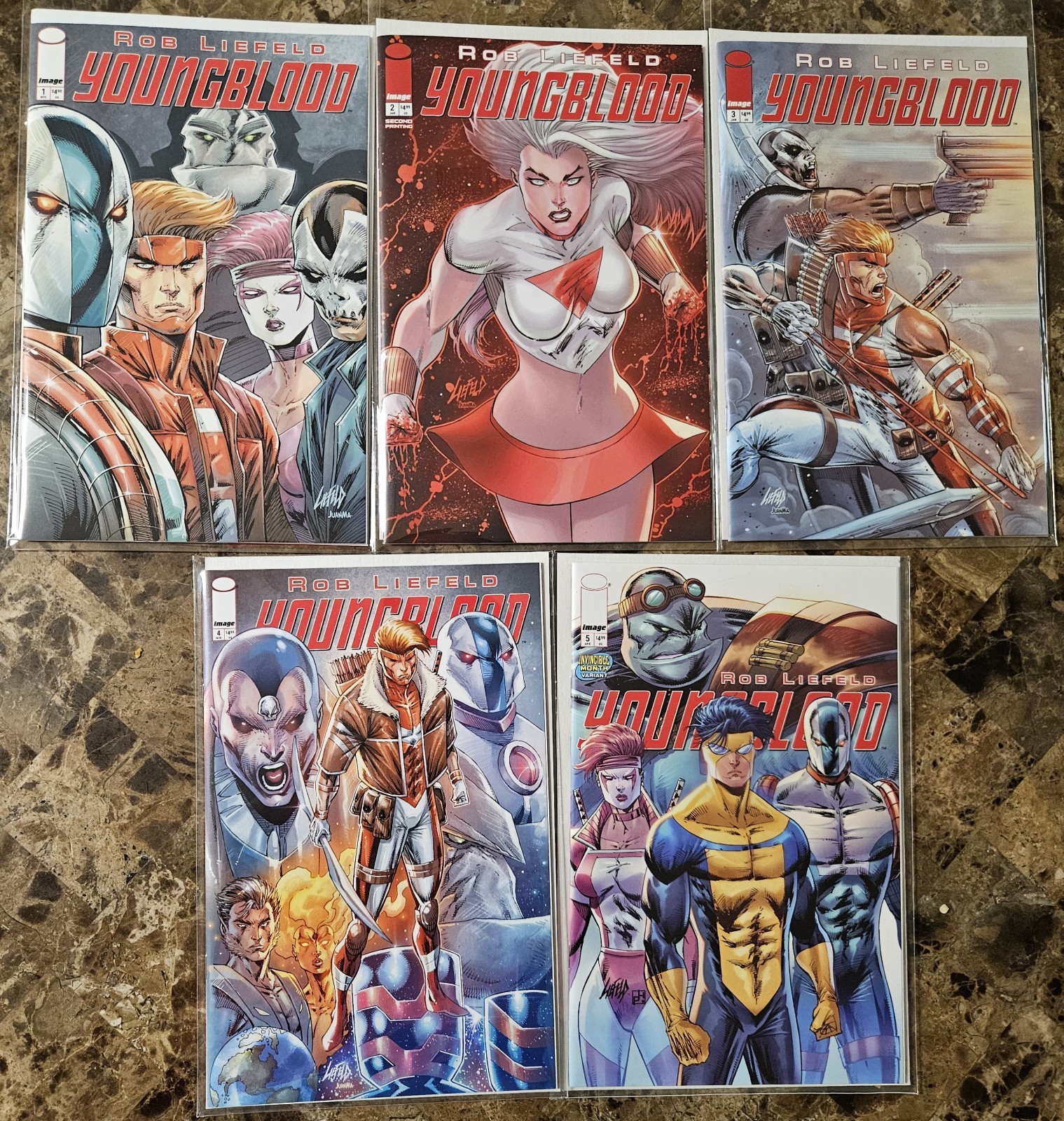 YOUNGBLOOD (2025) #1 2 3 4 5  COMPLETE SET IMAGE COMICS NM Unread