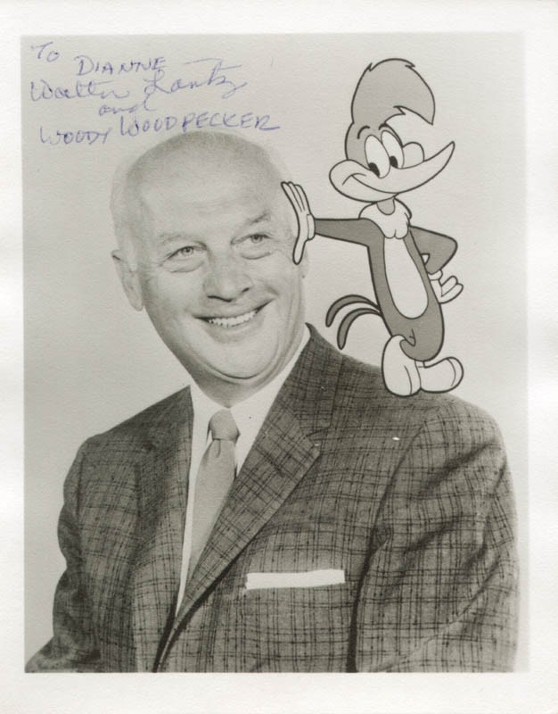 WALTER LANTZ - AUTOGRAPHED INSCRIBED PHOTOGRAPH