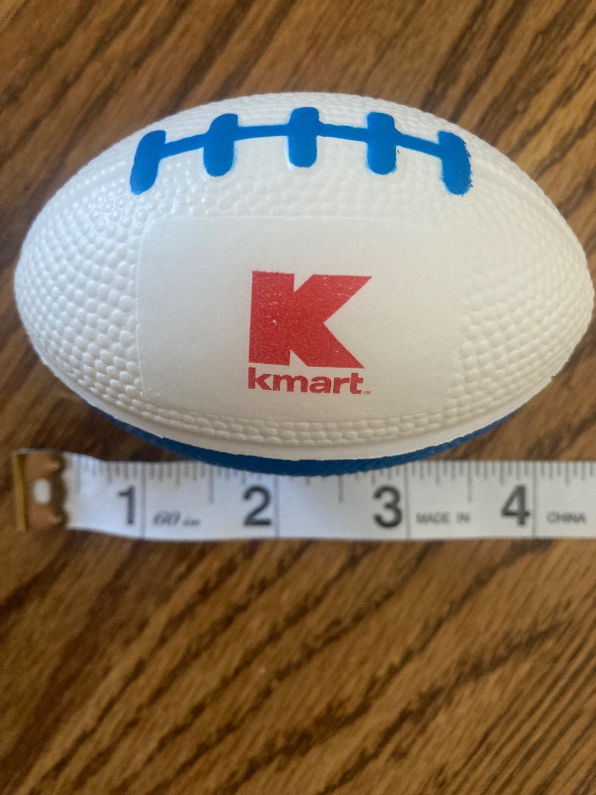 Vintage Kmart Miniature Foam Advertising Football