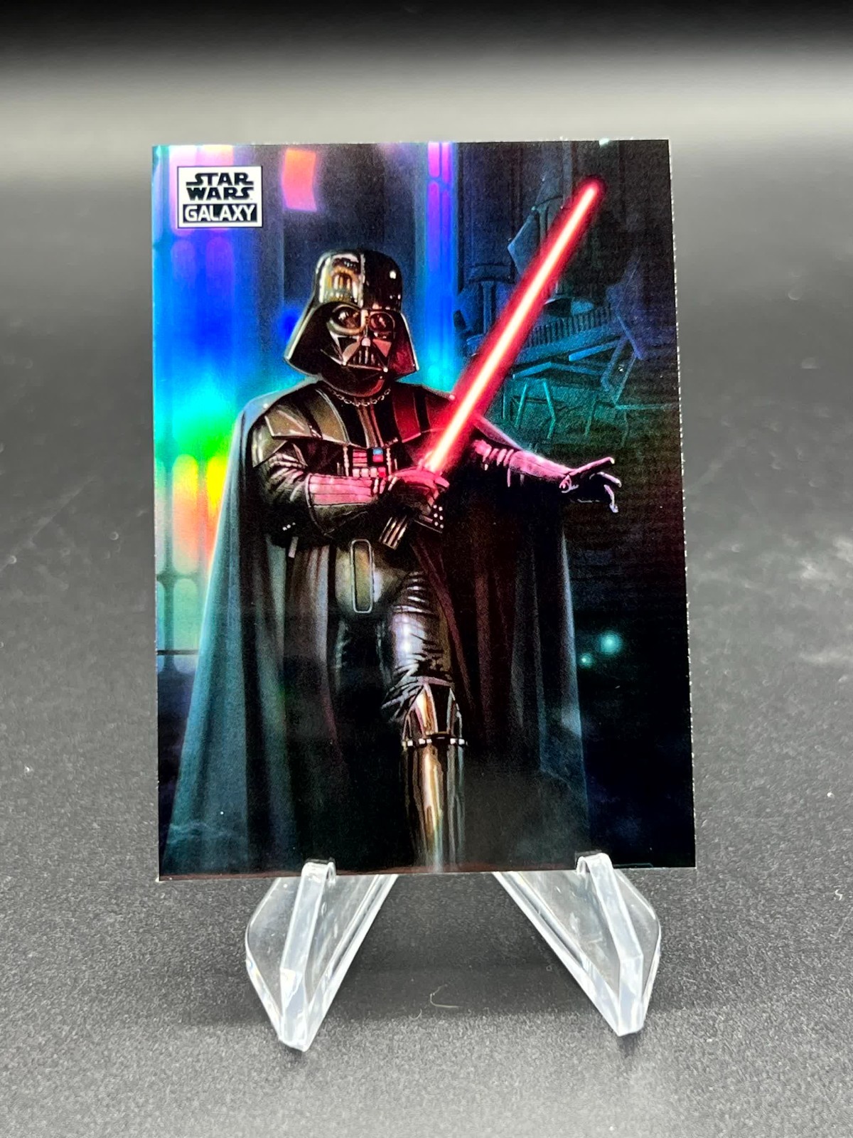 Vader\'s Revenge 2021 Topps Chrome Star Wars Galaxy Refractor #83 Darth Vader