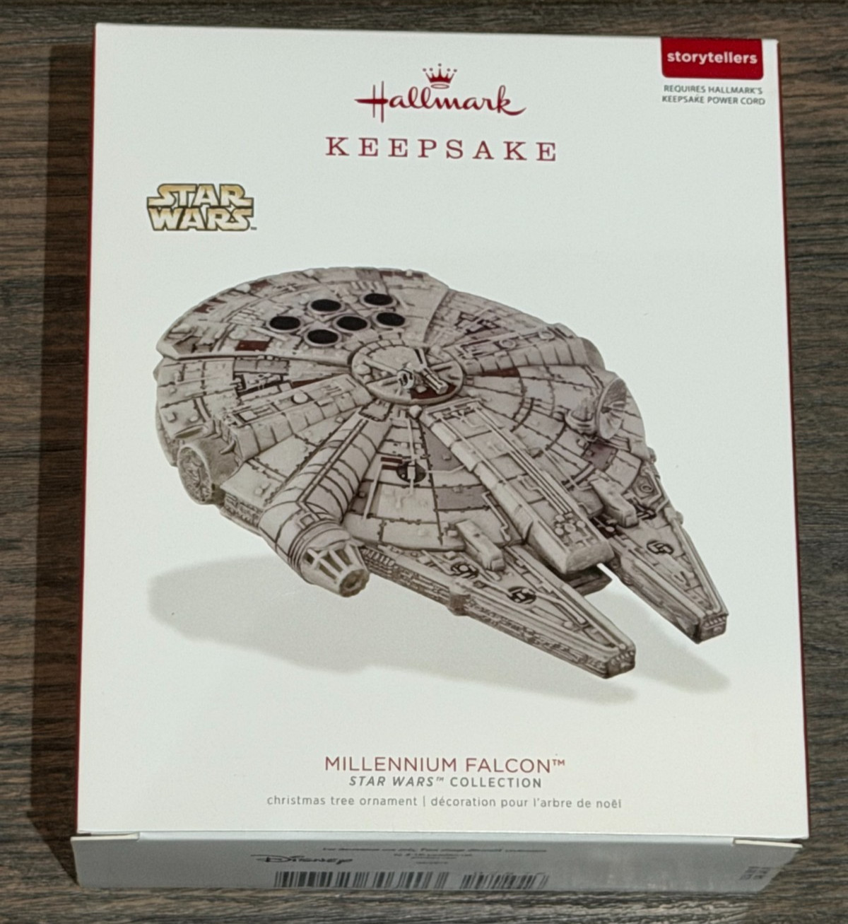 HALLMARK KEEPSAKE 2018 MILLENNIUM FALCON Star Wars Storytellers Ornament NEW