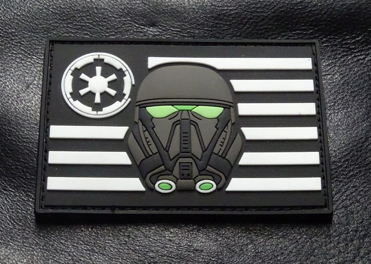 Stormtrooper USA Flag Rogue 3-D PVC Rubber Hook Patch 