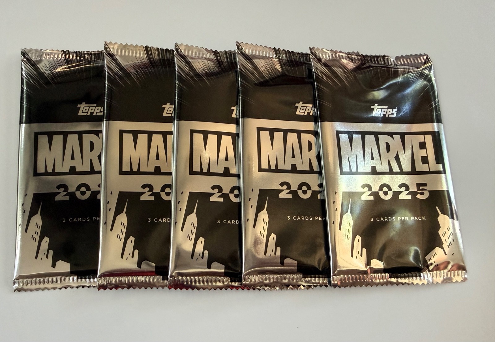 5 packs 2025 Topps Marvel 616 Day Promo UNOPENED BRAND NEW SEALED (5 Packs)