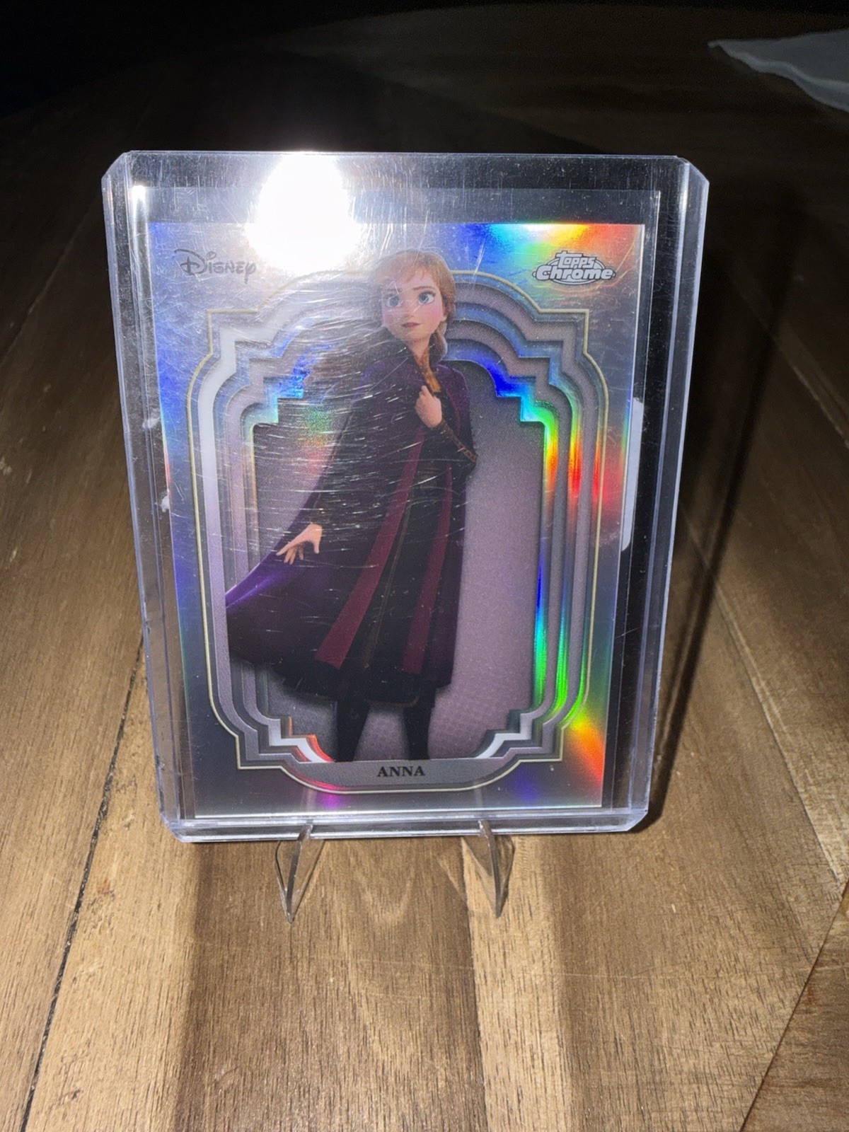 Anna 2024 Topps Chrome Disney #154 Refractor