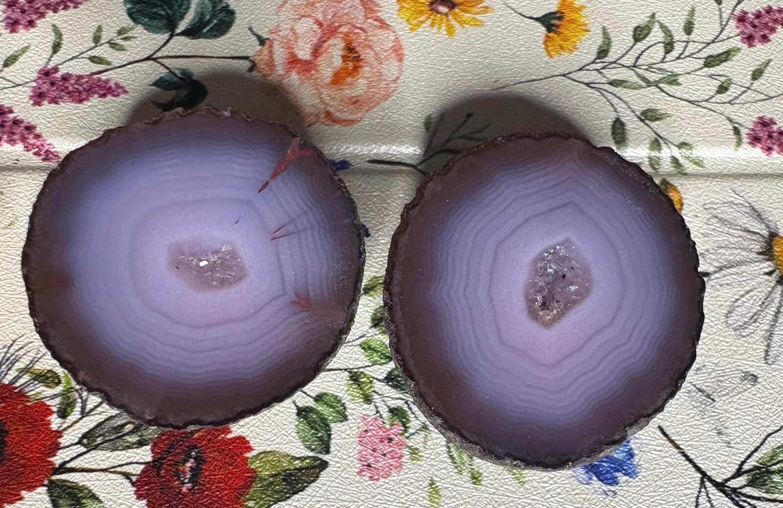 Lavender and Muave Zhanguo Agate