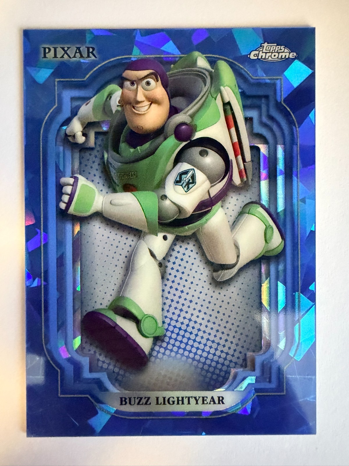 2024 Topps Chrome Disney Sapphire Buzz Lightyear #64 - Toy Story - 1st Edition