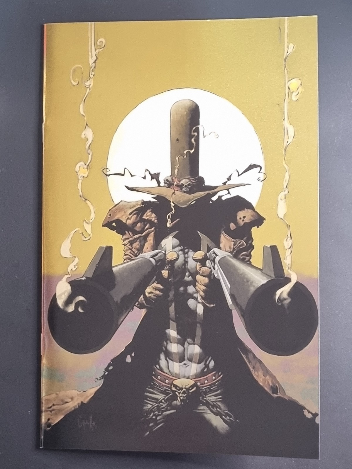 Spawn #175 MX - Virgin Foil Cover Gunslinger Mexican - NM