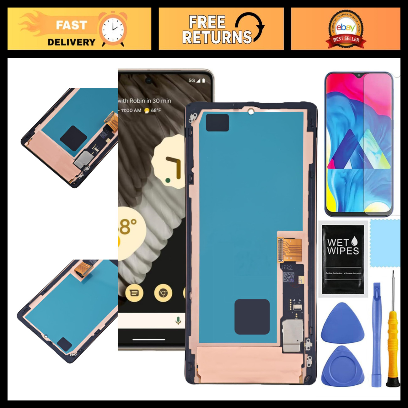 AMOLED for Google Pixel 7 Pro 5G Screen Replacement