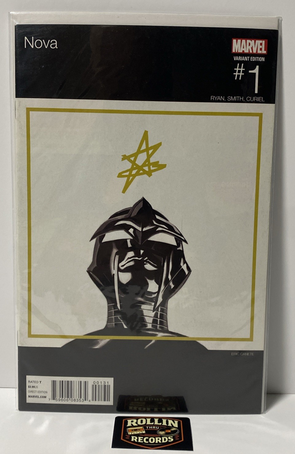 Nova #1 J Cole Born Sinner Eric Canete Hip Hop Variant Marvel 2015 NM