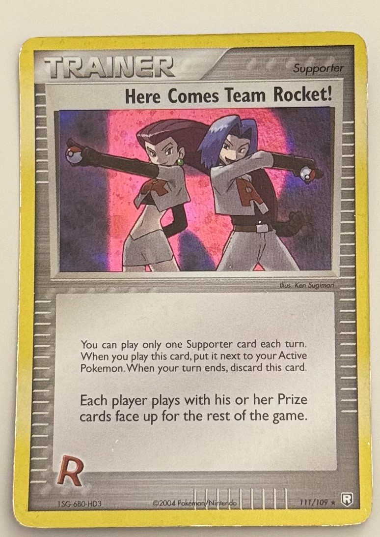 Here Comes Team Rocket 111/109 Holo Team Rocket Returns - Pokemon TCG