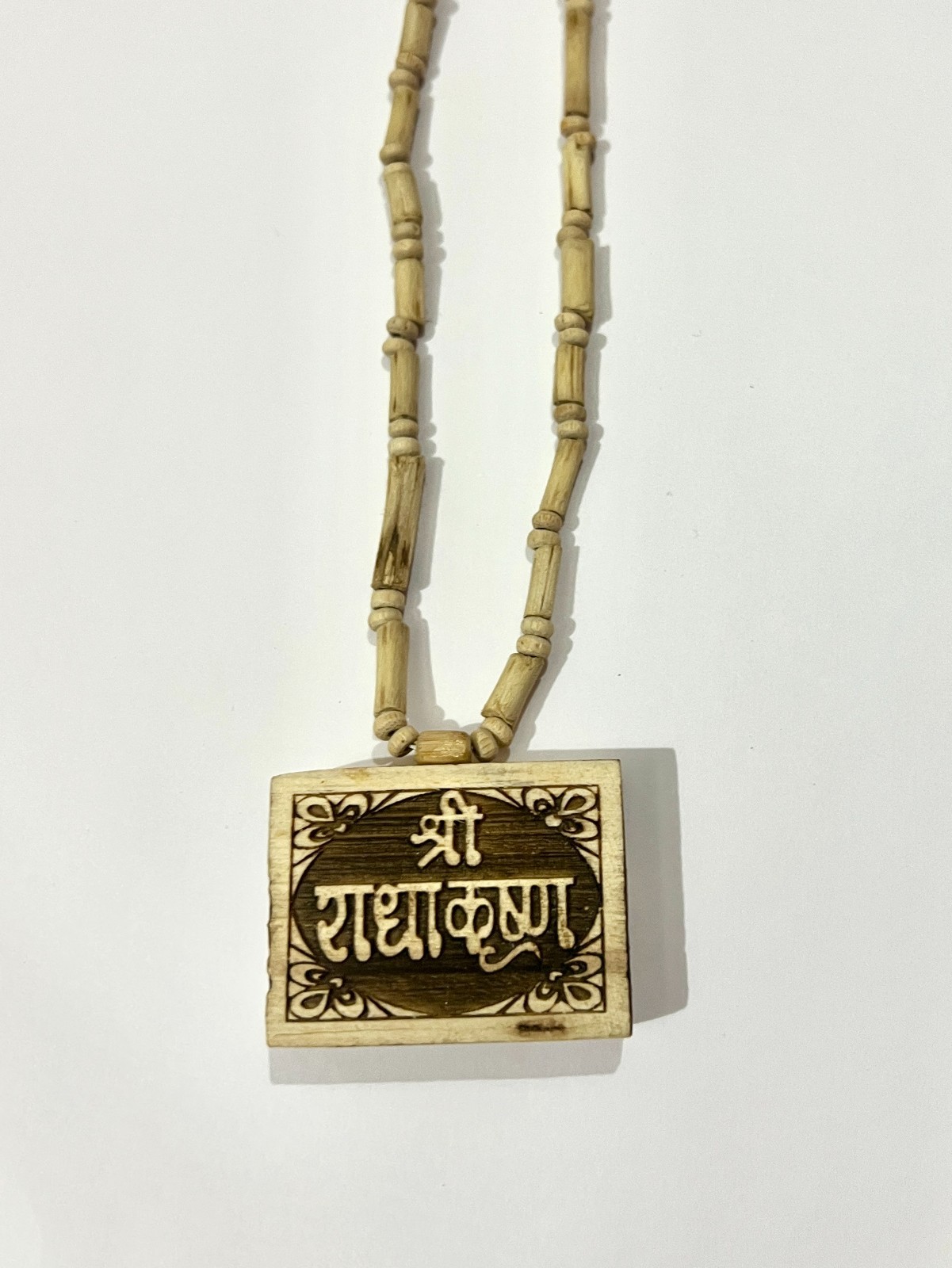 Shri Radha Krishan Tulsi Mala / Kanthi Mala Spiritual Necklace