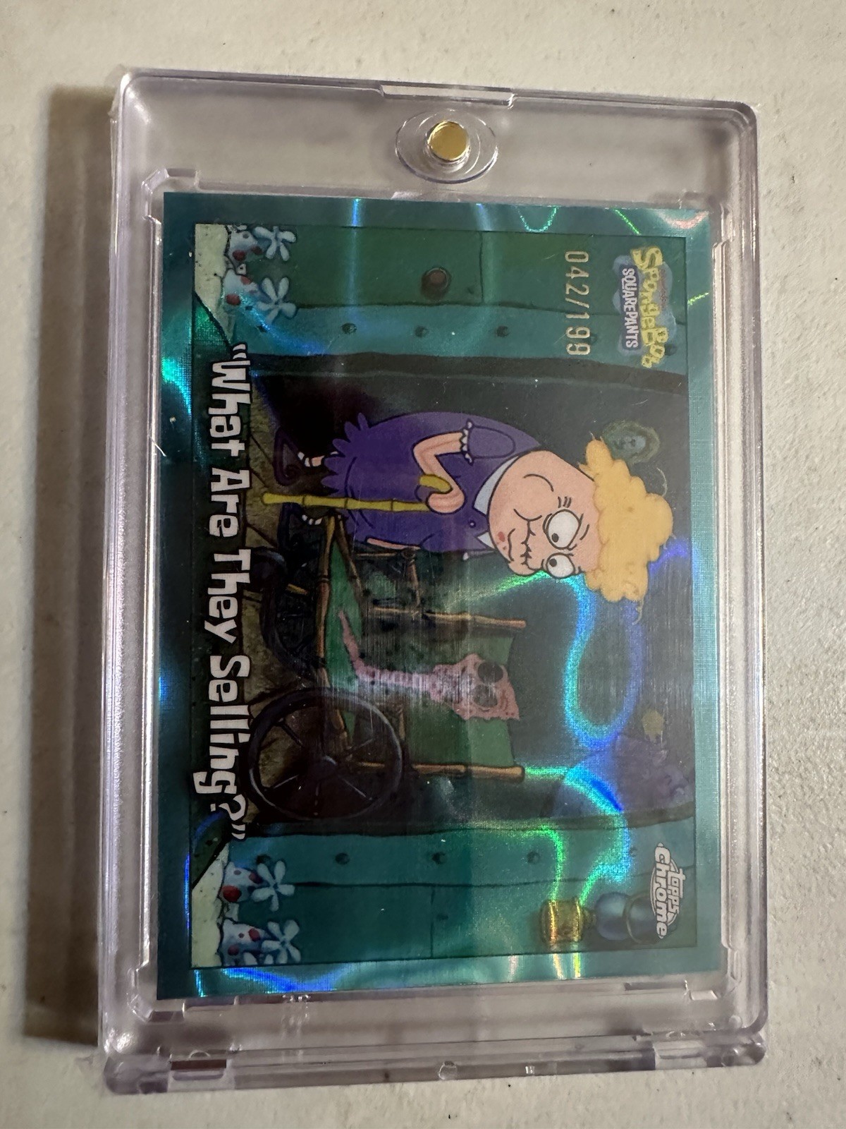 2025 Topps SpongeBob “what Are They Selling”/199 2025 Topps SpongeBob “what Are They Selling”/199