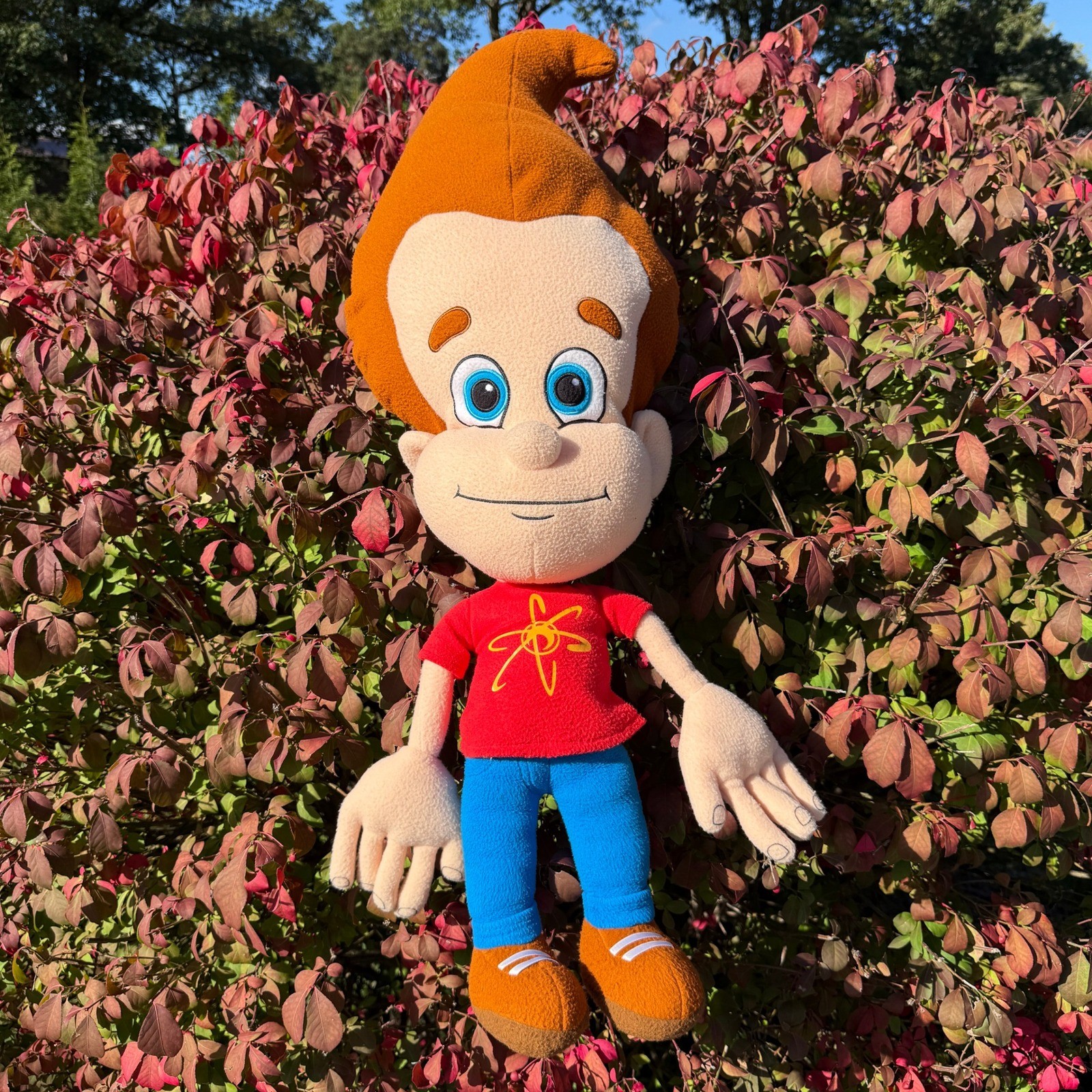 Vintage Jimmy Neutron Boy Genius Jumbo Plush 36