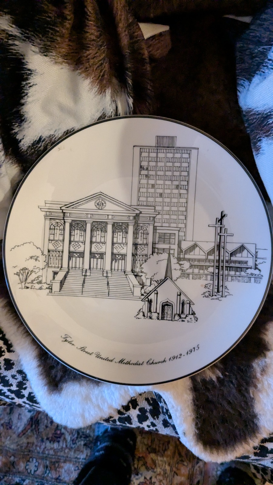 Tyler Street United Methodist Church In Dallas Texas From 1912 To 1975porcelain 