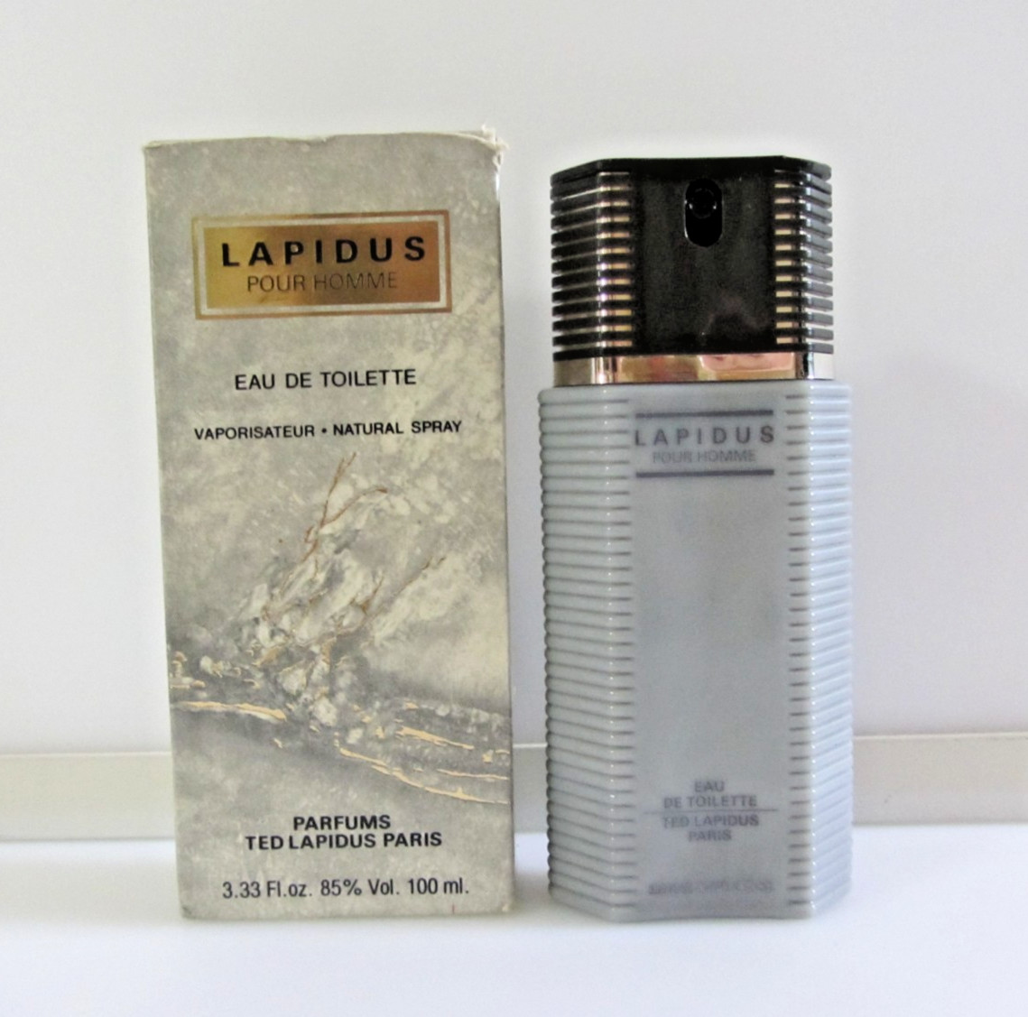 Vintage 1987 Ted Lapidus Pour Homme 100ml 3.33 oz EDT Spray Boxed 1st Edition