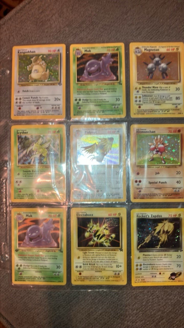 Pokemon Vintage Card Lot Original 1999 Base Jungle Fossil Rocket 2nd ed
