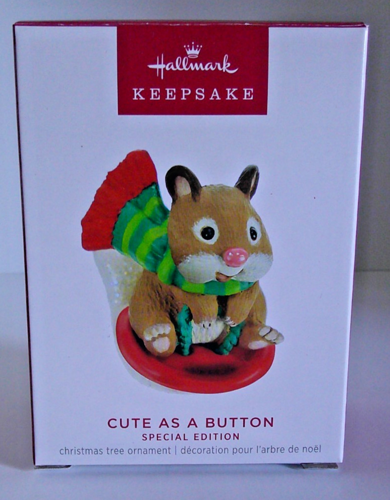 HALLMARK Keepsake Ornament - CUTE AS A BUTTON - 2023 -Special Edition -BRAND NEW