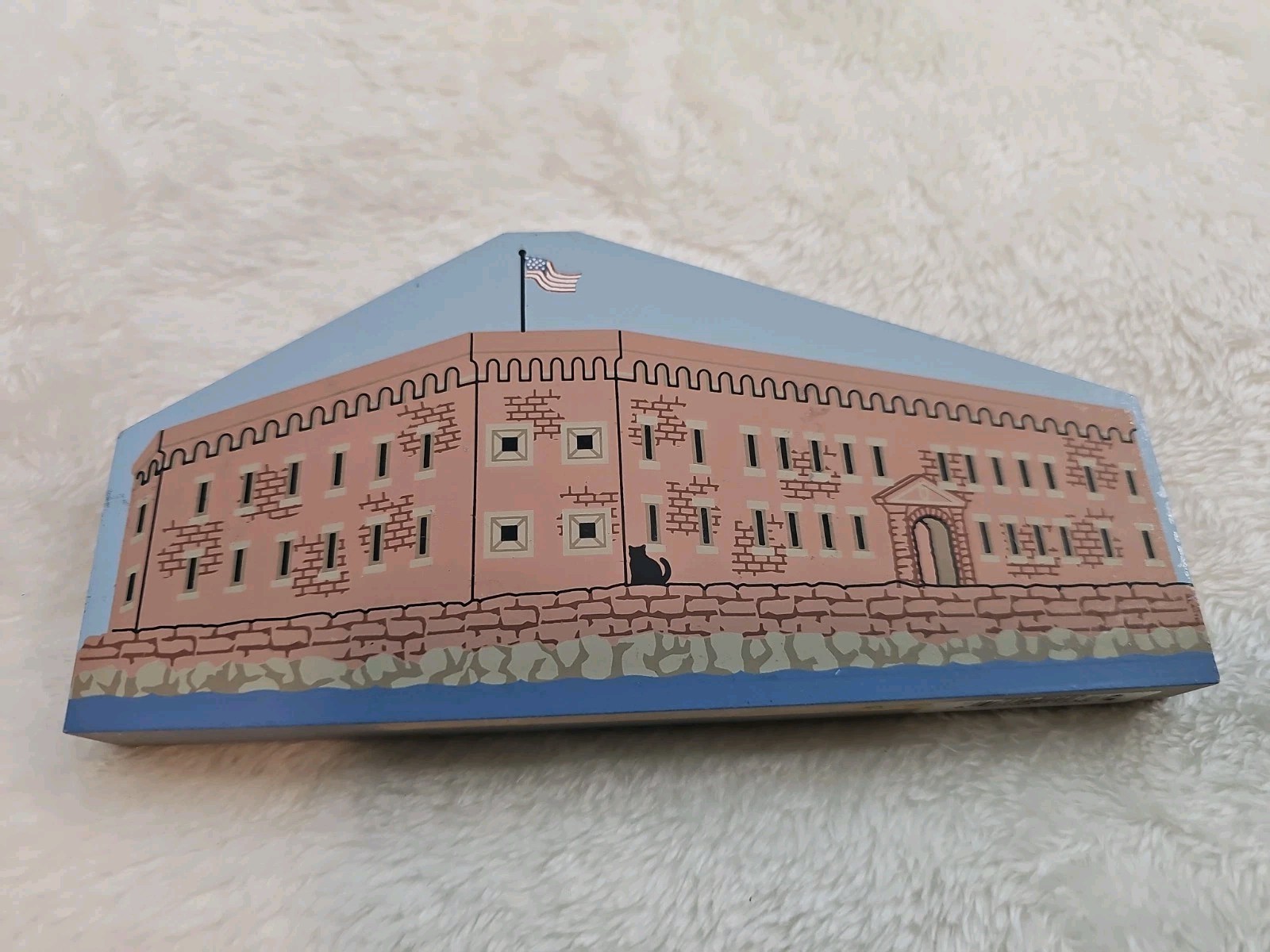 1997 The Cat's Meow Series XV CIVIL COLLECTION FORT SUMTER Wooden Shelf Sitter 