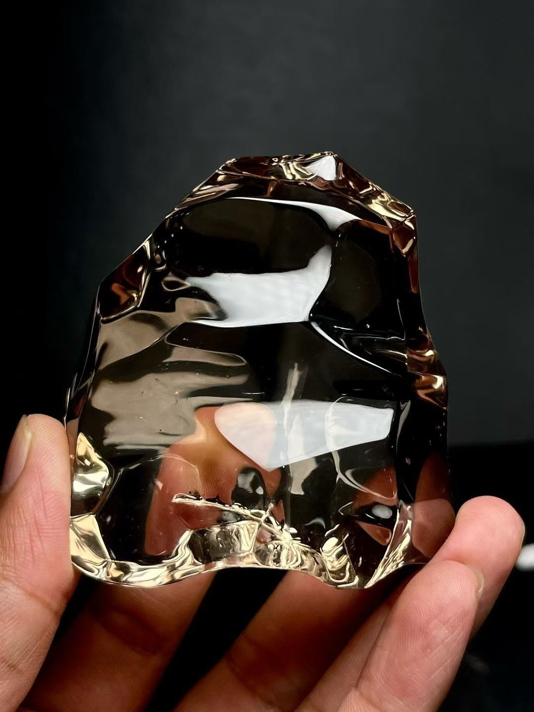 218g Natural Smoky Quartz Freeform Crystal Mineral Reiki Healing Decor