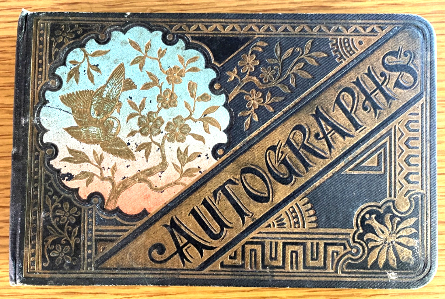 1897-1901 AUTOGRAPH BOOK many inscriptions from friends MENLO PARK, CALIFORNIA