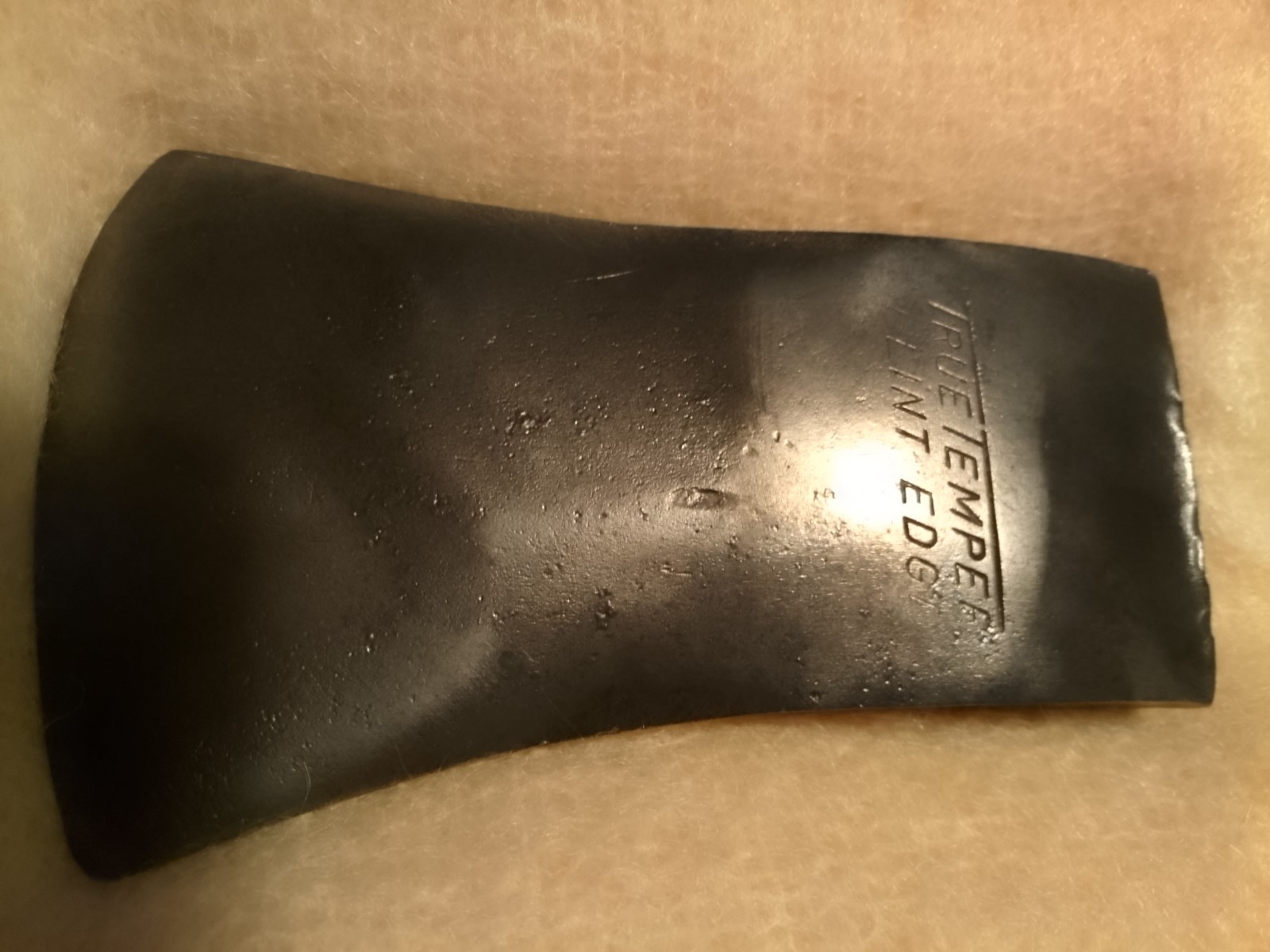 Vintage True Temper Flint Edge Axe Head 37 Ounces 2.3 lbs Nice Shape USA