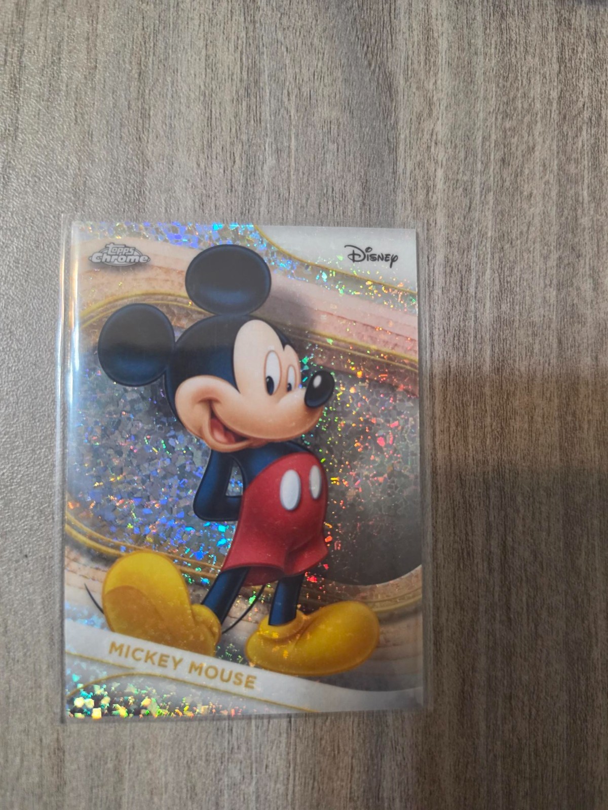 Mickey Mouse 2025 Topps Chrome Disney #1 Mini Diamond Refractor SP