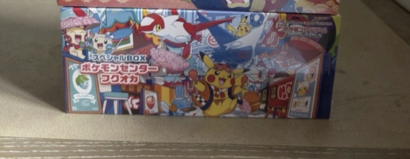 Pokemon Pokémon Center Fukuoka Special BOX GCC Japanese Pikachu Latias Latios