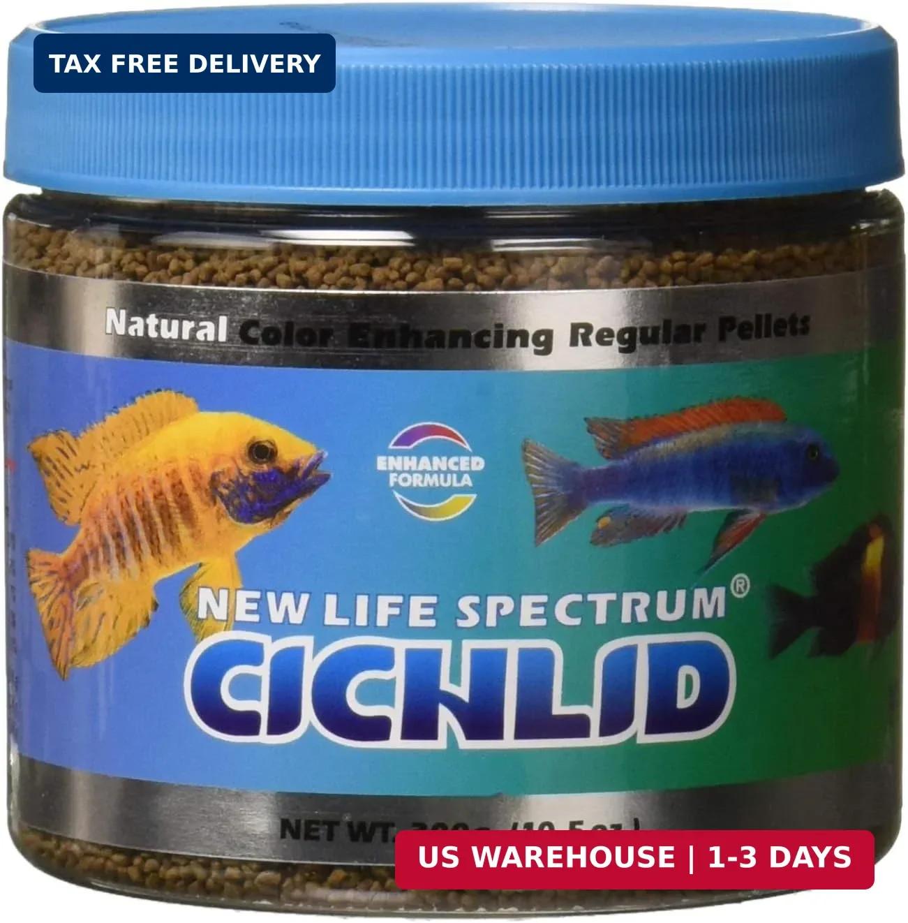 New Life Spectrum Naturox Series Cichlid Formula Supplement, 300g