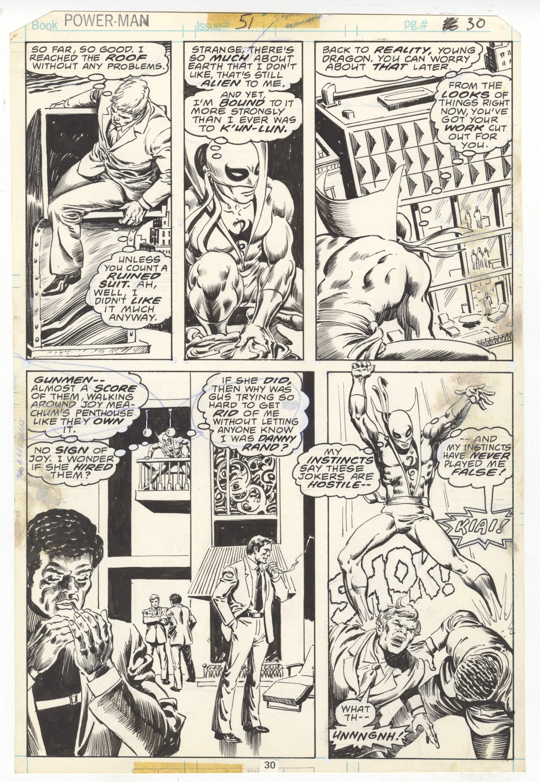 Power Man and Iron Fist #51 Page 30 Mike Zeck
